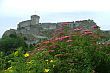 Zamek w miejscowości Lourdes. Francja Czerwisc 2005 rok.