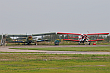 Lotnisko w Modlinie. Dwa samoloty typu AN-2 na ...emeryturze. Sobota, 6 Październik 2012 rok.