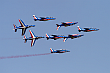 Del Air Armee. Zespół akrobacyjny frncuskich sił powietrznych. Czerwiec 2005 rok. Francja.